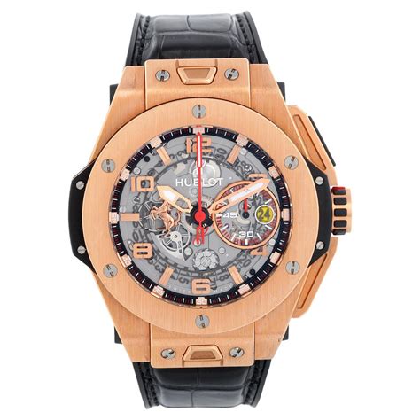 Hublot Big Bang Ferrari Skeleton Dial 18K Yellow Gold